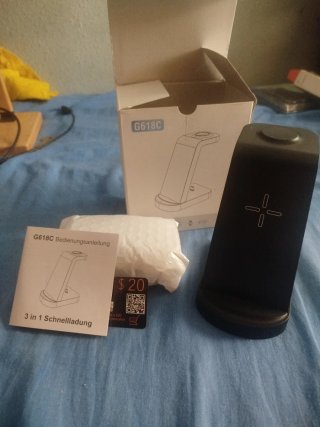 Cargador Inalámbrico 3 en 1 G618C