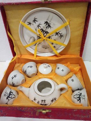 Mini juego de té de porcelana china