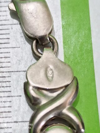 Pulsera de plata estilo XOXO