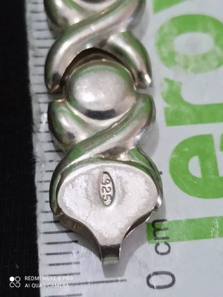 Pulsera de plata estilo XOXO
