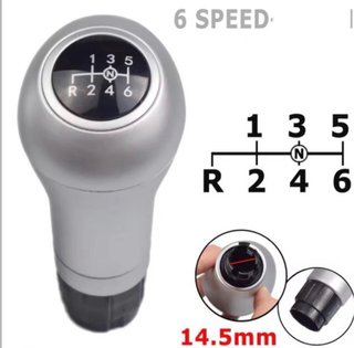 Pomo Mercedes Clase C/E/GL/A/B plata 6 Velocidades