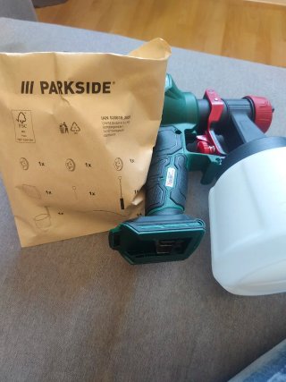 Pistola Pintar Parkside Akku-Farbspritzpistole