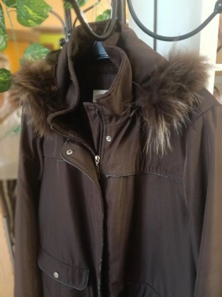 Parka Zendra Marrón Chocolate Talla 46