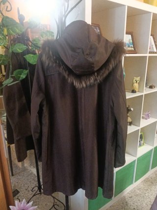 Parka Zendra Marrón Chocolate Talla 46