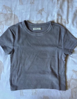 Camiseta Pull&Bear gris
