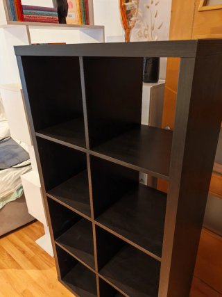 Estantería KALLAX de IKEA negra
