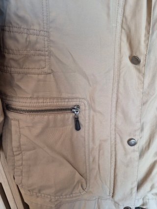 Cazadora Cortefiel Beige Talla L Mujer