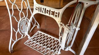 Máquina de coser Singer restaurada