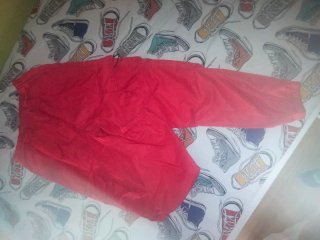 Pantalones cargo rojos niña