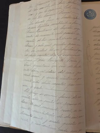 Escritura Compra-venta 1929. Muchos sellos.