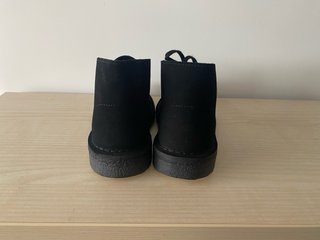 Clarks Desert Boot negras de ante talla 37 nuevas