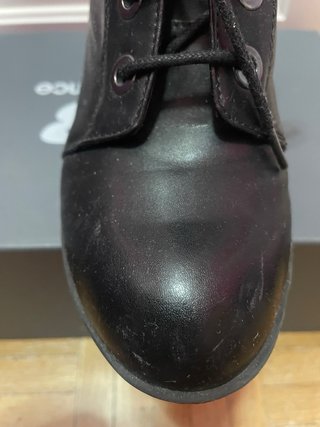 Botines negros Bershka con cordones y tacón