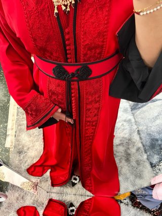 Caftán Takchita Rojo