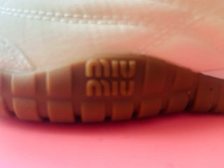 Miu Miu Zapatillas Hacco Beige