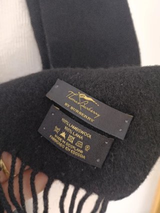 Bufanda Thomas Burberry Negra