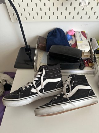 Botines Vans Negros Talla 38