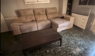 Chaise lounge eléctrico extensible + mesa comedor