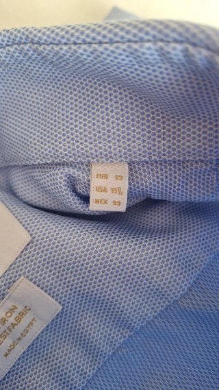 Camisa Massimo Dutti azul chico
