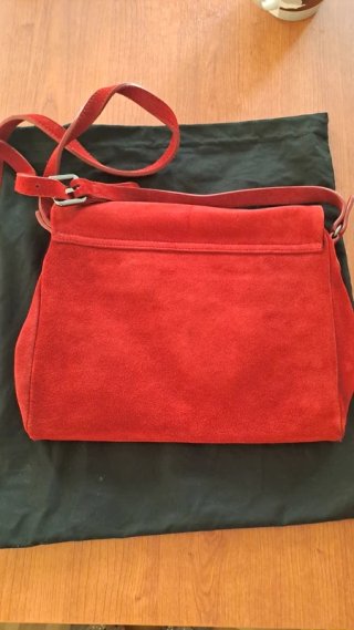 Bolso Massimo Dutti ante rojo bandolera