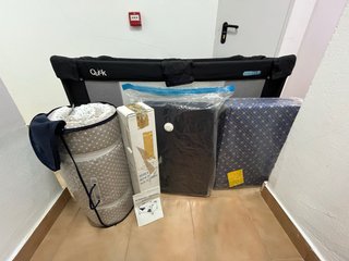 Cuna de viaje Bebédue Quick + 3 colchones