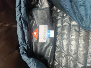 Plumas Columbia Talla L Azul