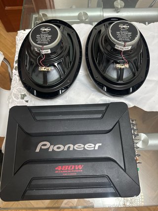 Etapa de audio Pioneer 480 W más Altavoces Sony