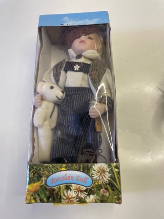 Coppia di Bambole in Porcellana per Decorazione