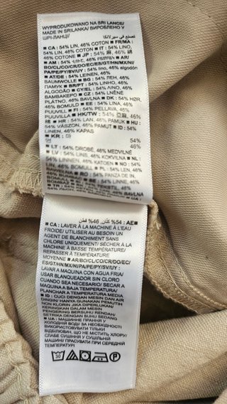 Pantaloni Uomo Gap in Lino e Cotone tg.M