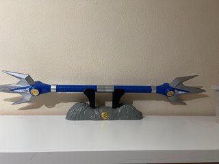 Power Rangers Arma Azul y Plateada