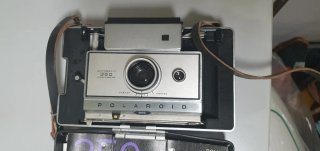 Cámara fotográfica vintage Polaroid Automatic 350