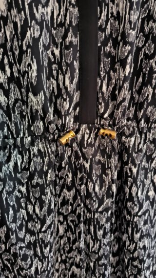 Vestido camisero fluido manga tres cuartos H&M