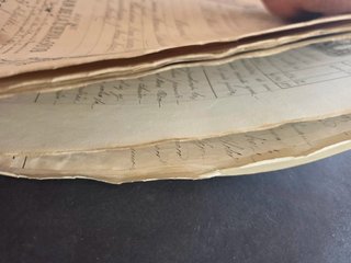 Hijuela sello 1a clase 100 pesetas Murcia 1890