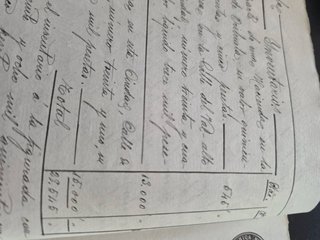 Hijuela sello 1a clase 100 pesetas Murcia 1890