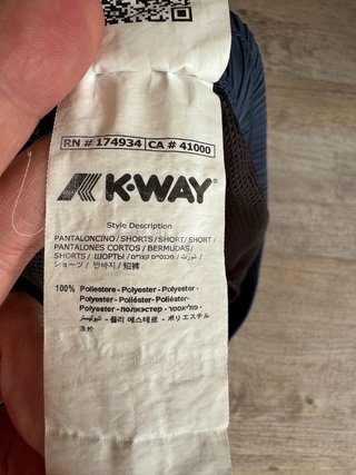 Costume da bagno K-Way blu