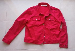 Chaqueta tejana Will Smith Roja Talla L
