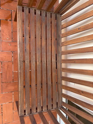 Banco de madera exterior Ikea