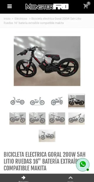 Bicicleta Eléctrica Infantil
