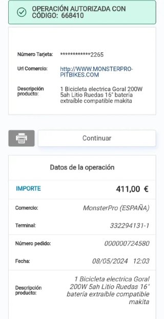 Bicicleta Eléctrica Infantil