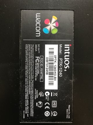Wacom Intuos PTK-1240 Tableta Gráfica