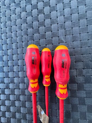 3 Chaves Fenda Isoladas VDE 1000V Würth ZEBRA
