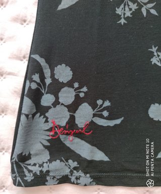 Camiseta Desigual Mujer Talla S Flores