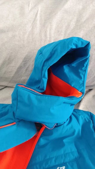 Buzo Nieve Infantil Azul y Naranja del decatlon