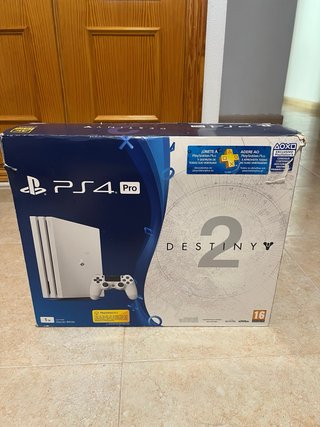 PS4 Pro 1TB Blanca + Mando + Caja