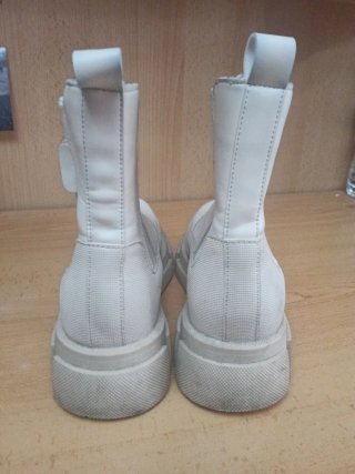 Botines blancos talla 36