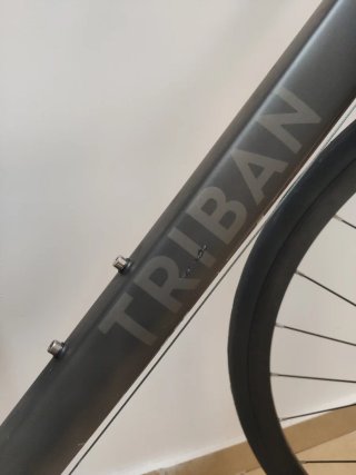 Bicicleta Triban RC 500 Talla L Gris