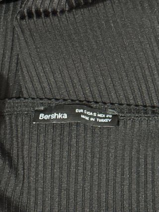 Vestido negro healter