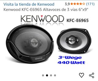 Altavoces Kenwood 6x9