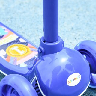 Patinete infantil 3 ruedas luces LED ajustablr