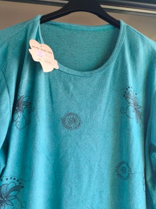 Camiseta manga larga estampada