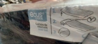 Minicuna Chicco Next2me  y colchón Ecus Care